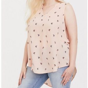 Torrid Women’s Plus Size Georgette Tunic Tank Size 2X